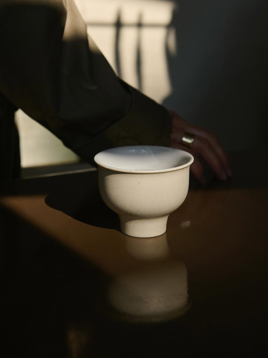 Manz Tea Cup by Richard Manz (Natural White)